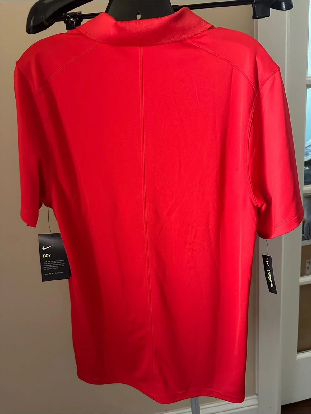 Nike Men's Red Dri-FIT Golf Polo